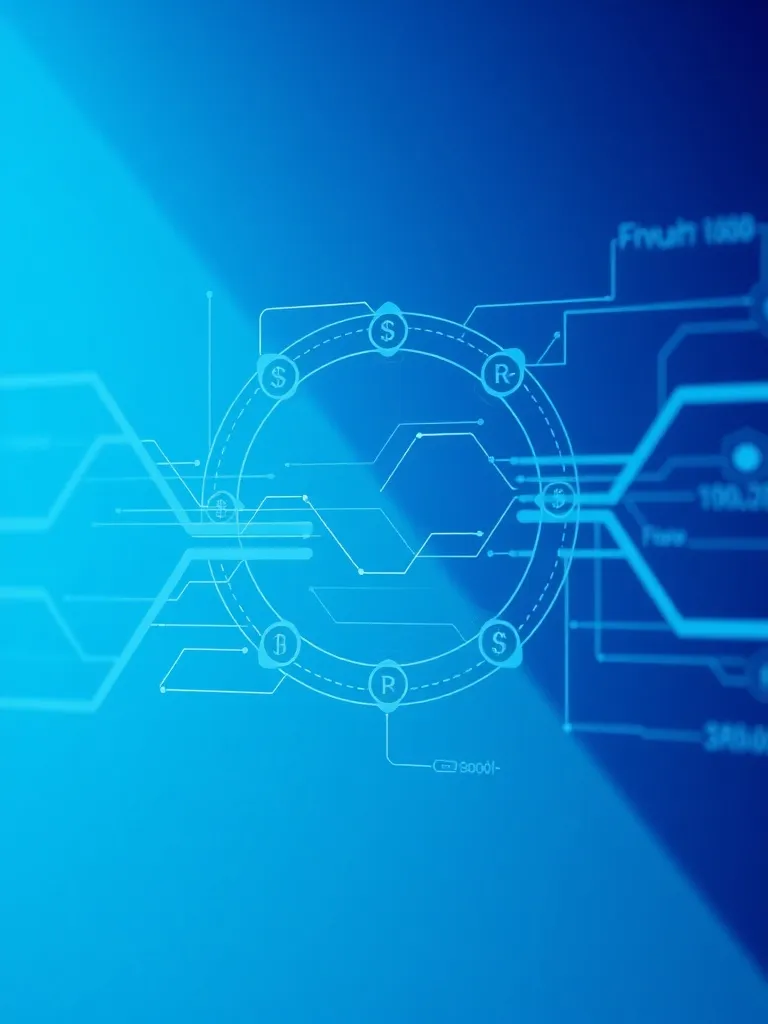 A technical diagram or abstract representation of financial